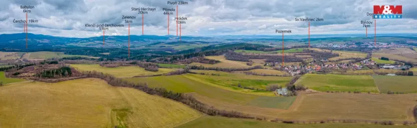 Prodej pozemku pro bydlení, Stráž, 1326 m2