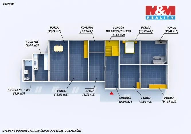 Prodej rodinného domu, Úherce, 124 m2