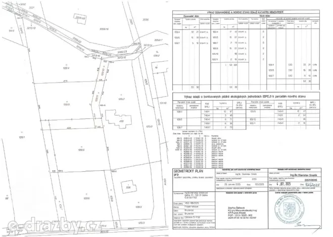 Dražba pozemku pro bydlení, Bruzovice, 11054 m2