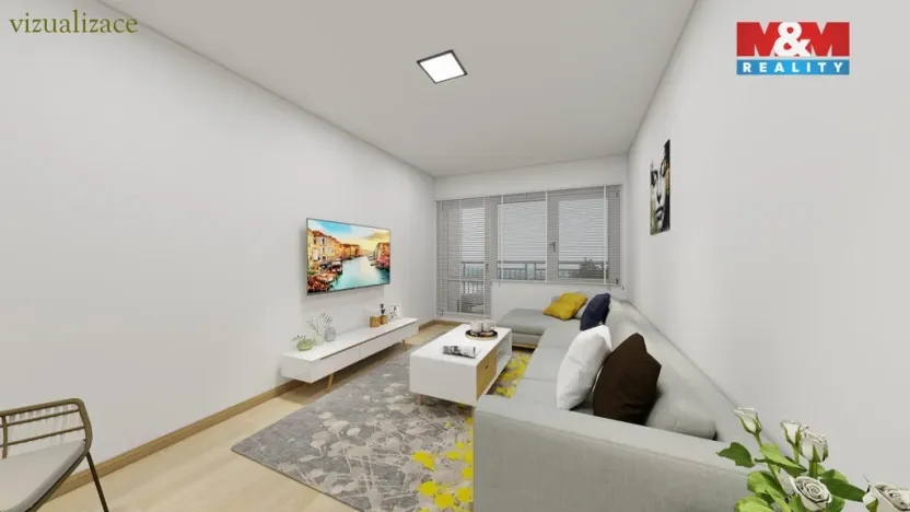 Prodej bytu 2+1, Ústí nad Labem - Severní Terasa, Glennova, 62 m2