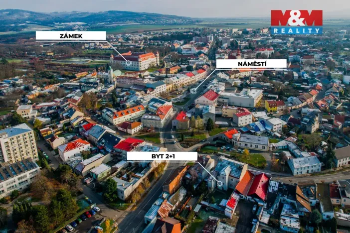 Prodej bytu 2+1, Holešov, nám. Svobody, 60 m2