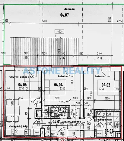Pronájem bytu 3+kk, Praha - Michle, Na líše, 63 m2
