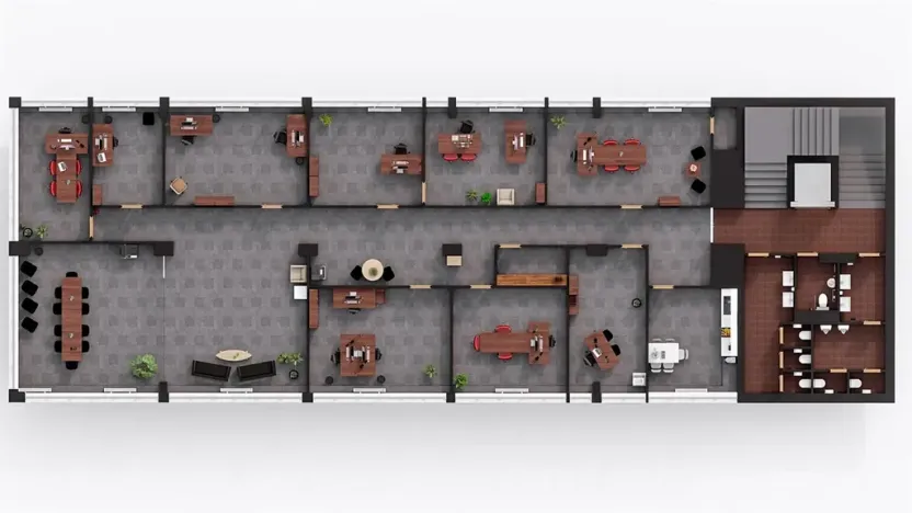 Pronájem kanceláře, Brno, Dornych, 397 m2