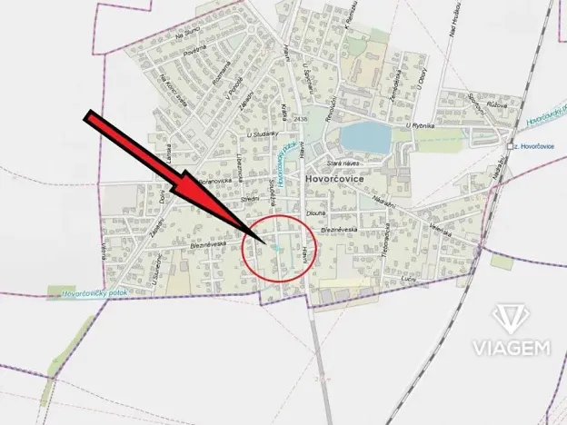 Prodej pozemku, Hovorčovice, 112 m2