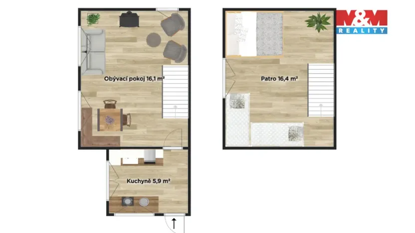 Prodej chaty, Kropáčova Vrutice - Střížovice, 38 m2