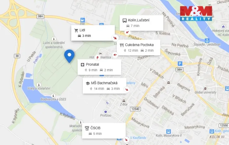 Pronájem bytu 2+kk, Kolín, A. M. Jelínka, 50 m2