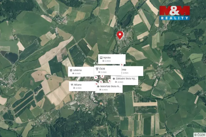 Pronájem bytu 5+1, Nýrsko - Bystřice nad Úhlavou, 105 m2