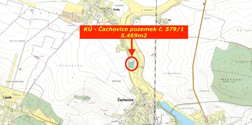 Prodej pole, Čachovice, 81755 m2