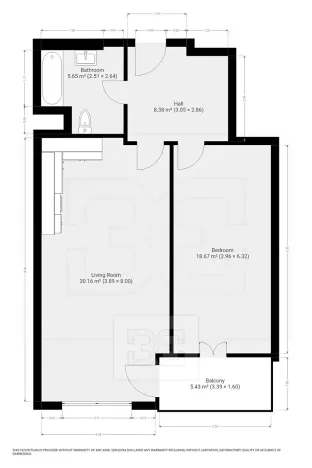 Pronájem bytu 2+kk, Liberec, Tovární, 66 m2