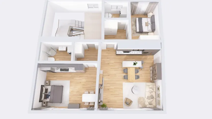 Prodej bytu 1+kk, Jáchymov, náměstí Republiky, 38 m2