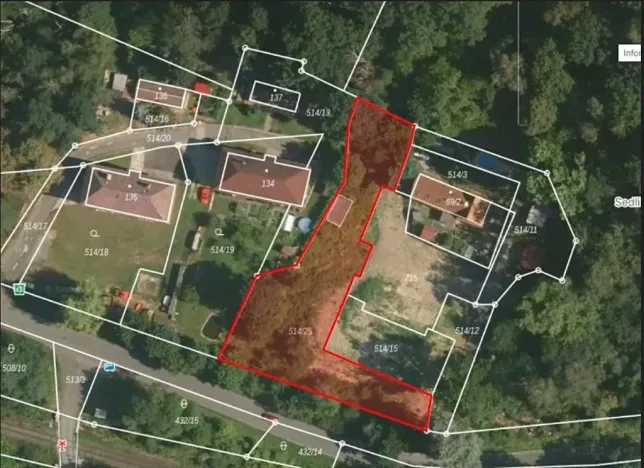 Prodej pozemku, Brniště, 1661 m2