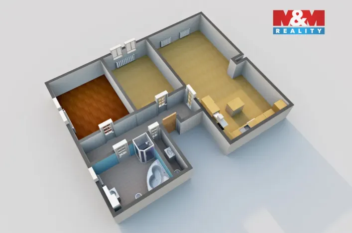 Pronájem bytu 3+kk, Děčín - Děčín VI-Letná, Budapešťská, 100 m2