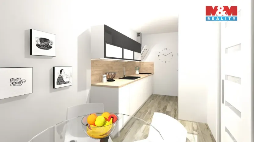 Prodej bytu 2+1, Teplice - Trnovany, Masarykova třída, 67 m2