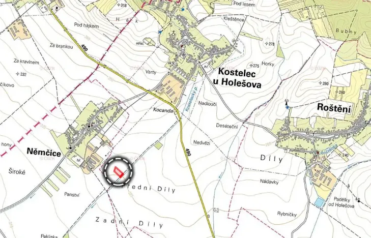 Prodej pole, Prusinovice, 2313 m2