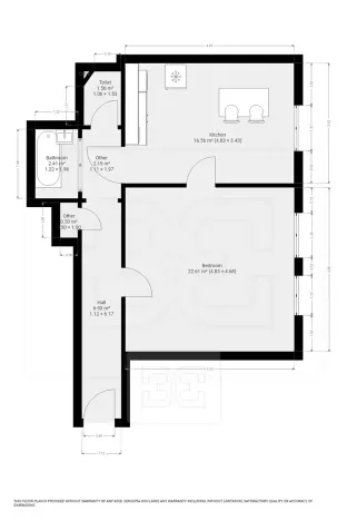 Pronájem bytu 2+kk, Praha - Libeň, U svobodárny, 60 m2