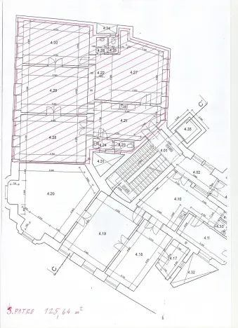 Pronájem kanceláře, Brno, Masarykova, 125 m2