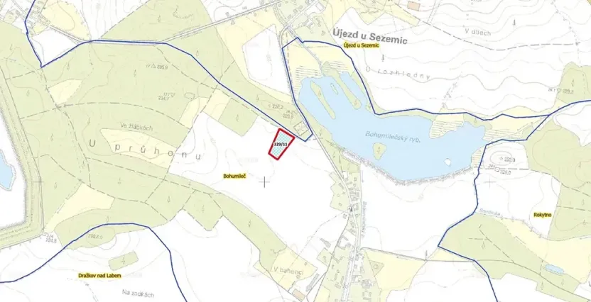 Prodej pole, Rokytno, 7487 m2