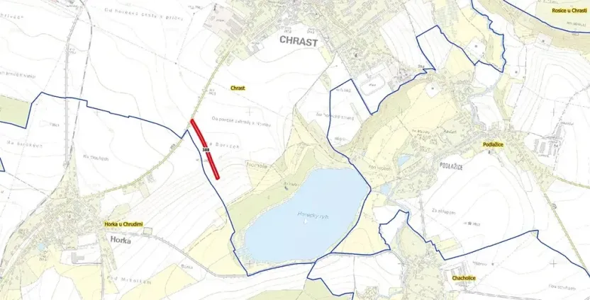 Prodej pole, Chrast, 6433 m2