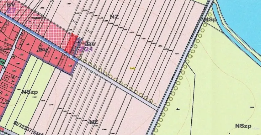 Prodej pozemku pro bydlení, Lodín, 600 m2