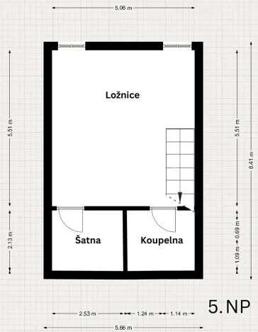 Pronájem bytu 3+kk, Praha - Troja, Povltavská, 116 m2
