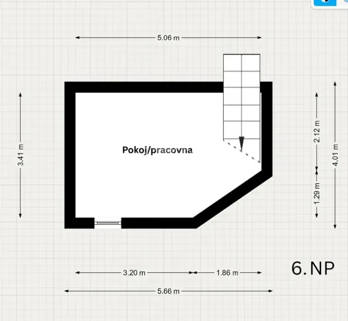 Pronájem bytu 3+kk, Praha - Troja, Povltavská, 116 m2