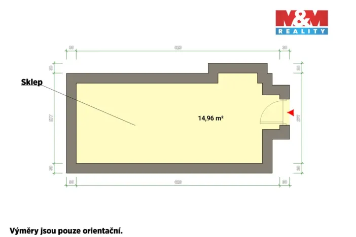 Prodej skladu, Mariánské Lázně, Úzká, 14 m2
