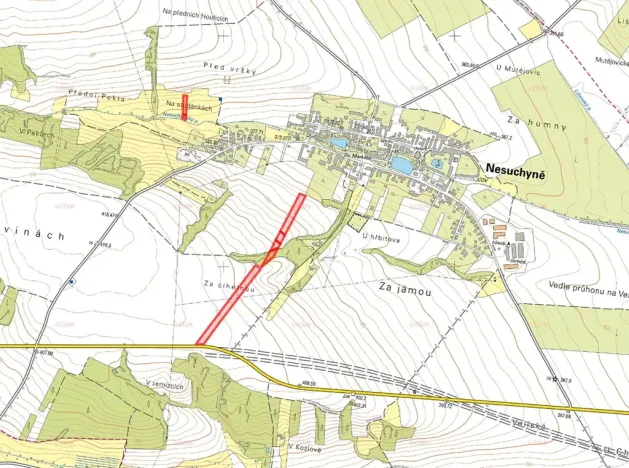 Prodej pole, Nesuchyně, 5249 m2