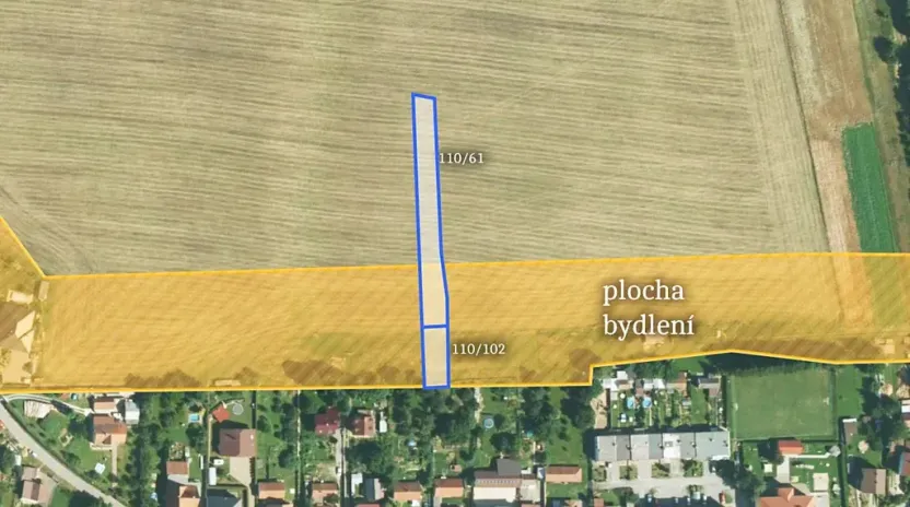 Prodej podílu pole, Letovice, 590 m2