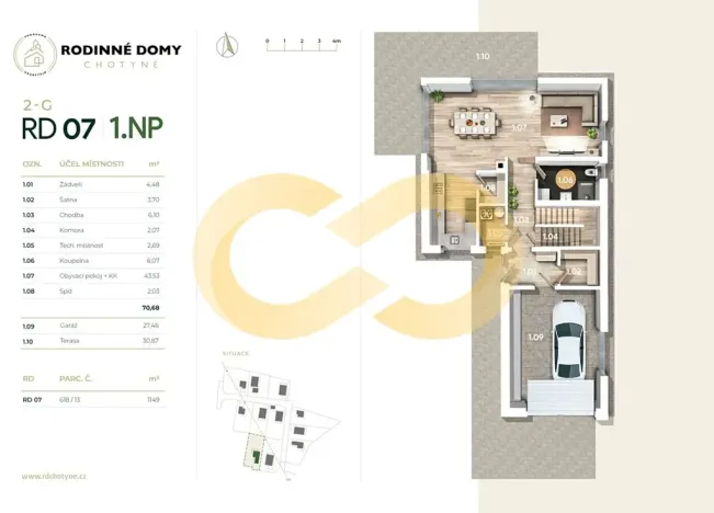 Prodej rodinného domu, Chotyně, 209 m2