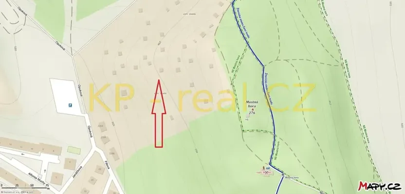 Prodej zahrady, Litoměřice, 912 m2