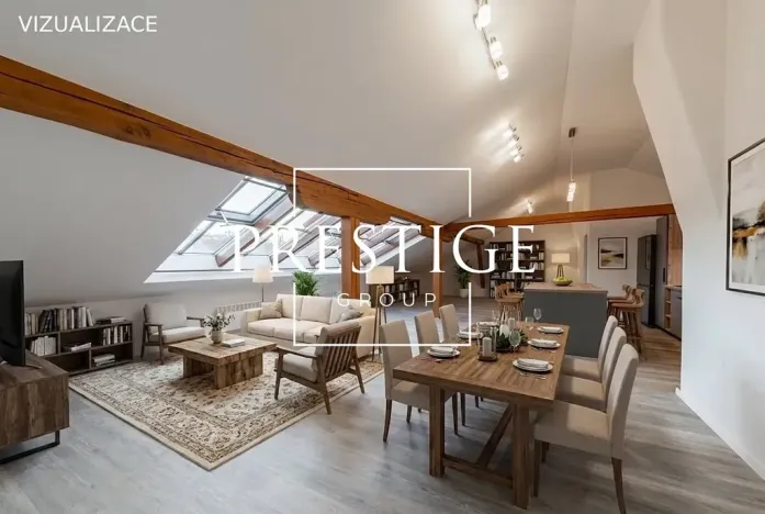 Pronájem bytu 3+kk, Praha - Nové Město, Navrátilova, 126 m2