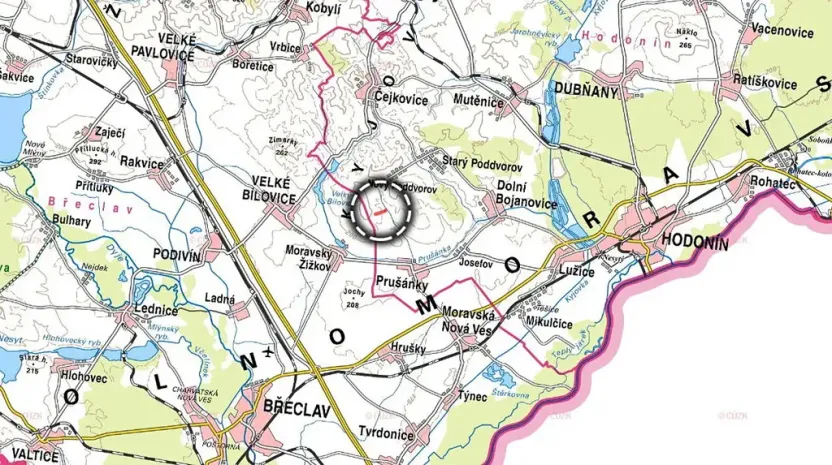 Prodej pole, Prušánky, 2760 m2