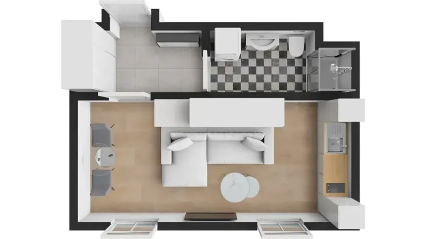 Prodej bytu 1+kk, Praha - Vršovice, Košická, 28 m2