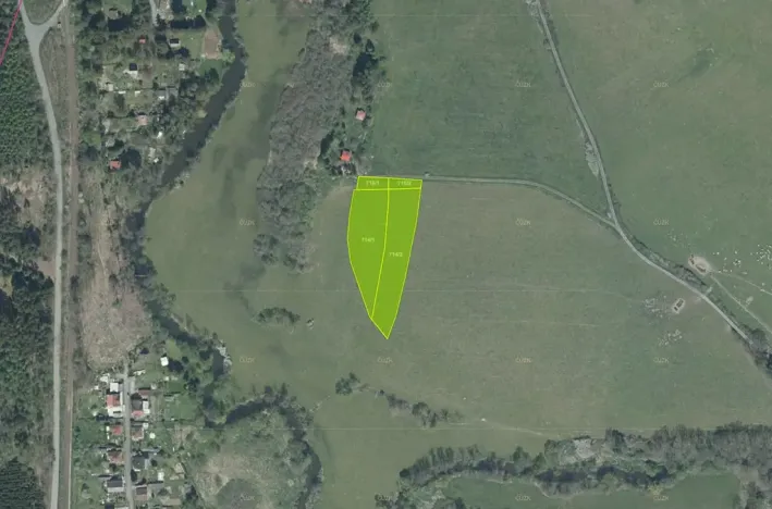 Prodej pole, Srby, 6936 m2