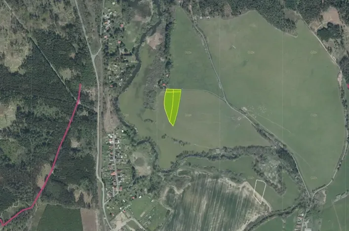 Prodej pole, Srby, 6936 m2