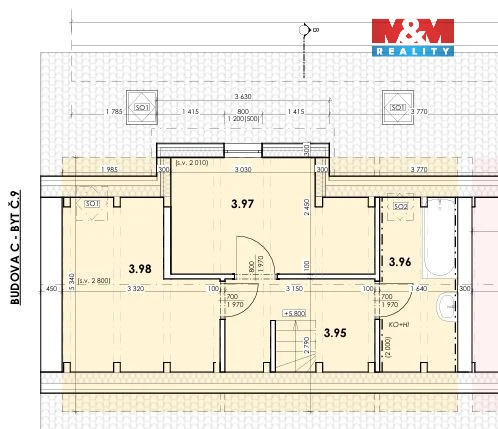 Prodej bytu 4+kk, Kounov, 103 m2