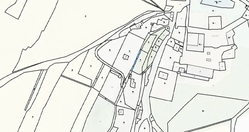 Dražba pozemku pro bydlení, Bělá nad Radbuzou, 1066 m2