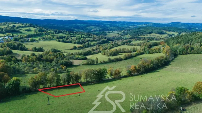Prodej pozemku, Kašperské Hory, 929 m2