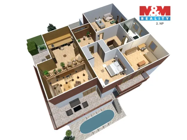 Prodej rodinného domu, Chomutov, Ve Stráni, 494 m2