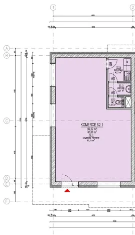 Prodej kanceláře, Brno, Žabí, 69 m2