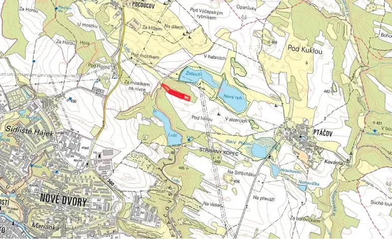 Prodej pole, Třebíč, 14245 m2