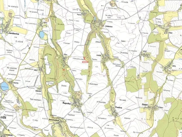 Prodej pole, Řepníky, 9827 m2