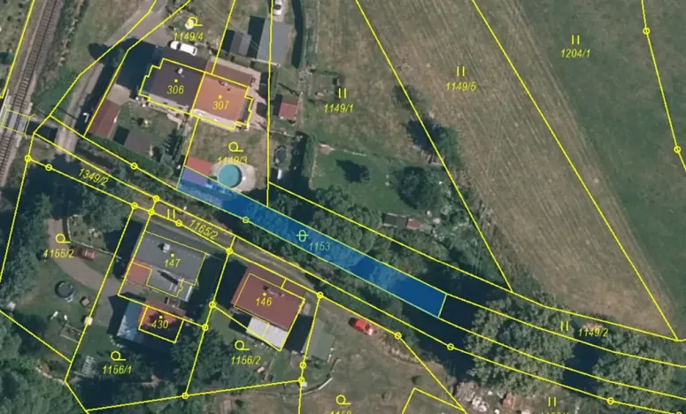 Prodej louky, Višňová, 654 m2