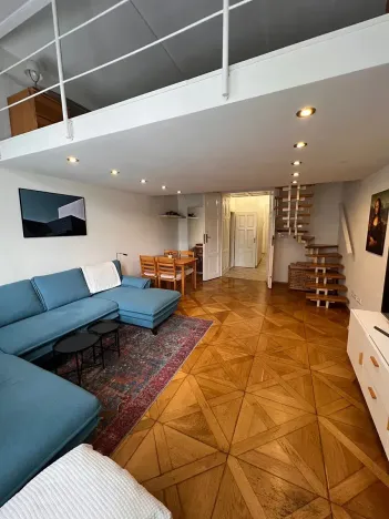 Pronájem bytu 1+1, Praha - Smíchov, Na Valentince, 44 m2