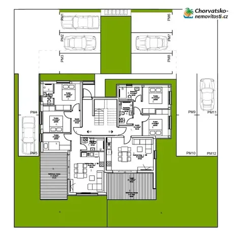 Prodej bytu 3+kk, Novalja, Chorvatsko, 84 m2