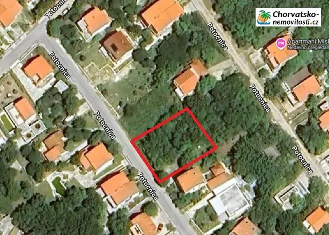 Prodej pozemku pro bydlení, Vrbnik, Chorvatsko, Ulica Potočina, 463 m2