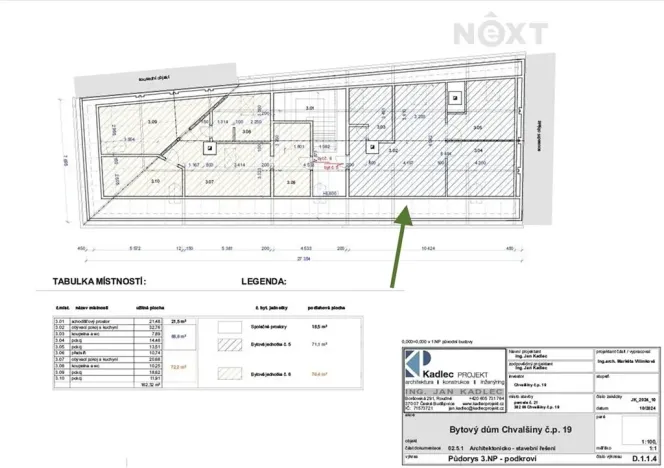 Prodej bytu 3+kk, Chvalšiny, 67 m2