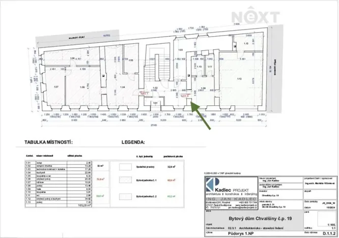Prodej bytu 2+kk, Chvalšiny, 57 m2