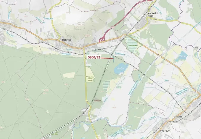 Dražba lesa, Bzenec, 4949 m2