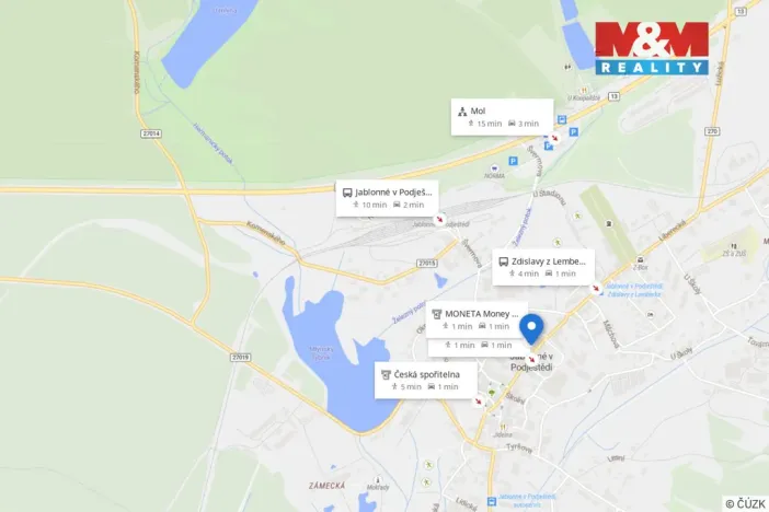 Pronájem kanceláře, Jablonné v Podještědí, Zdislavy z Lemberka, 33 m2